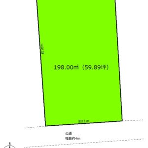 宮崎市　曽師町土地　59坪 