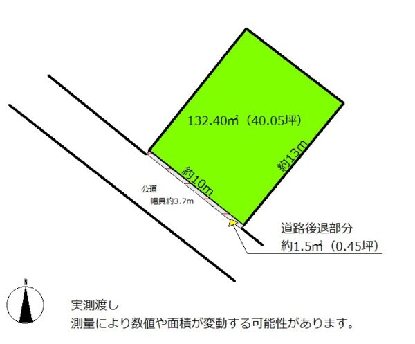 佐土原町下田島土地　広瀬北小まで150m　 