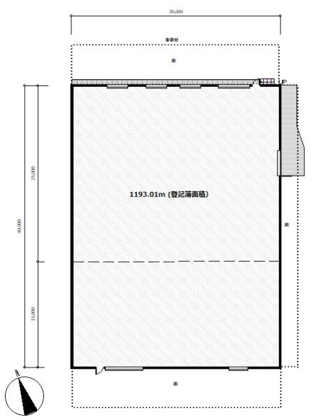 都城市高城町　貸倉庫 